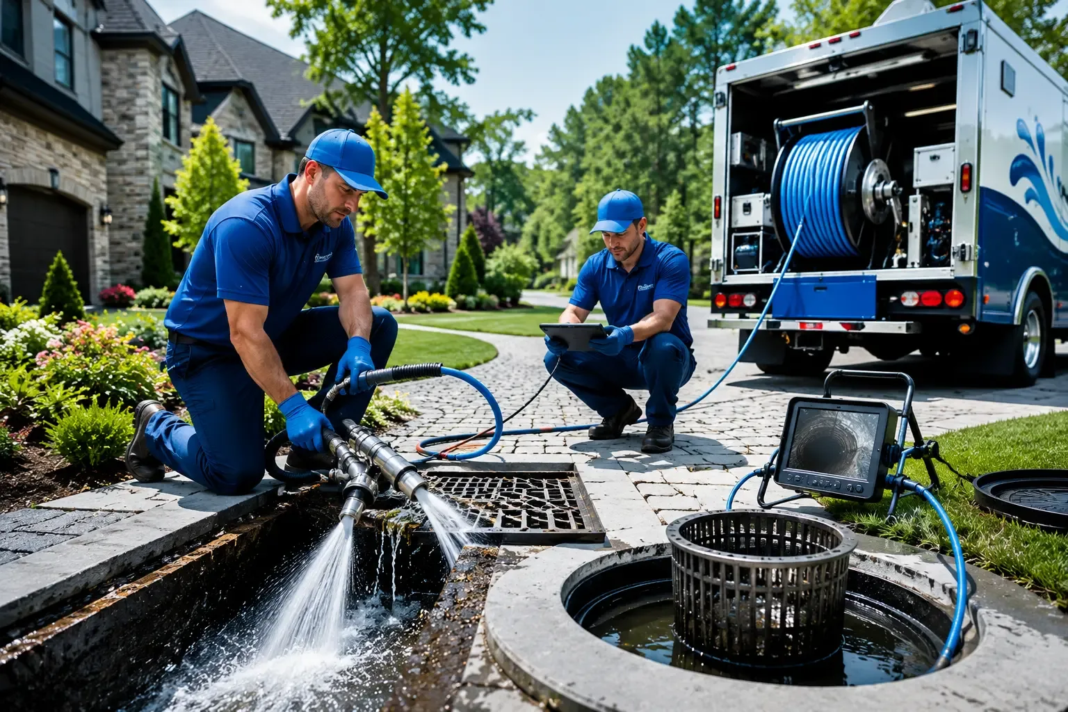 Local outdoor drain cleaning professionals in Lake George, MI