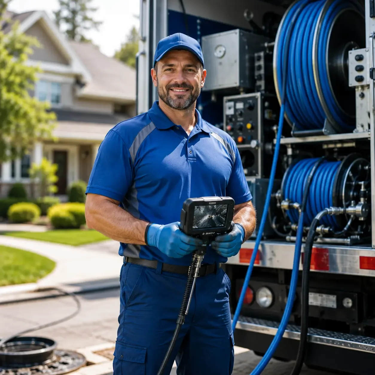Local outdoor drain cleaning specialists in Lake George, MI